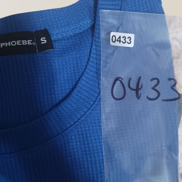 Zoe + Phoebe Women Waffle Knit -shirt size Small - Picture 6 of 9